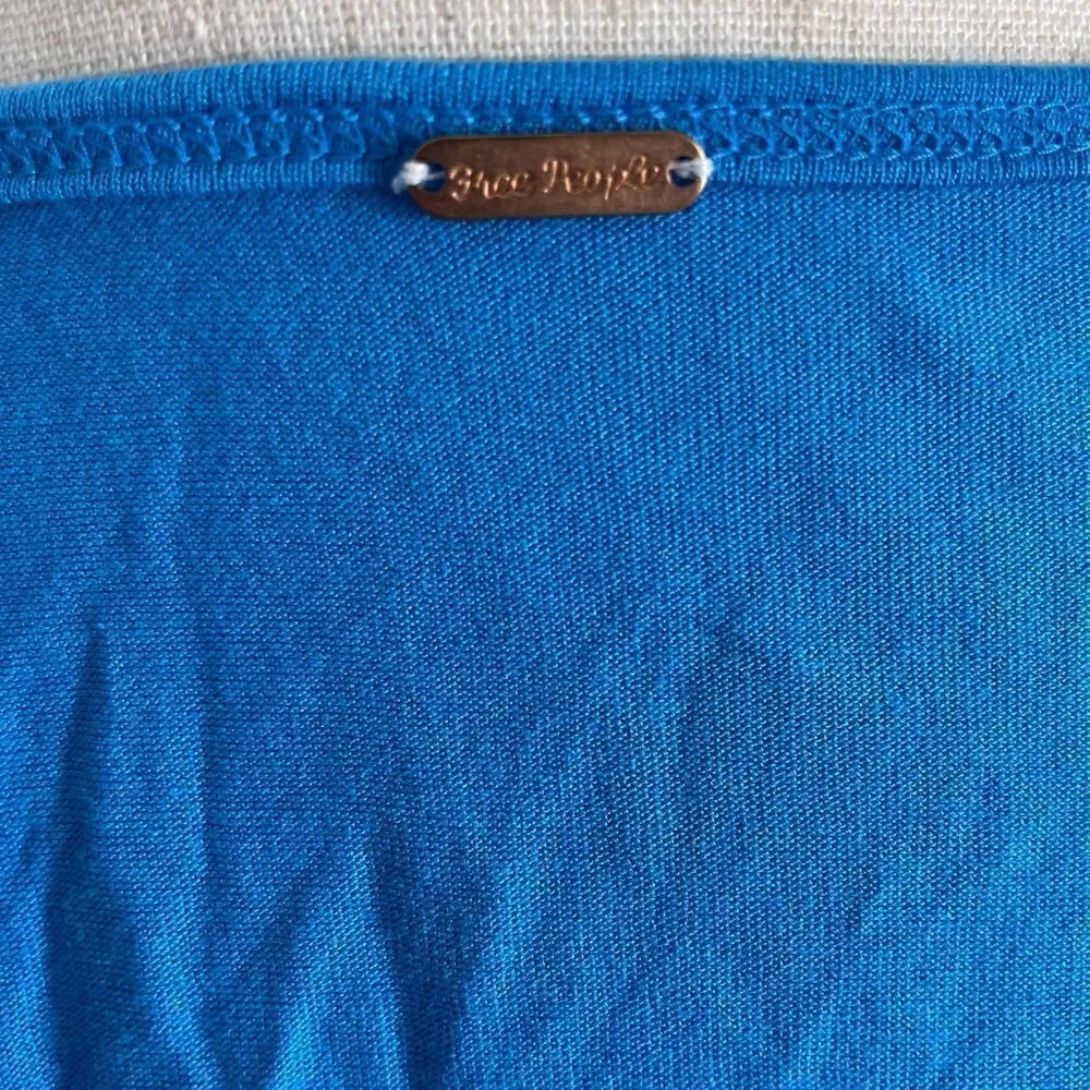 NWOT Free People Blue Midi Dress Size S